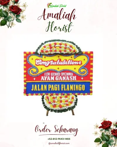 Bunga Papan Congratulation di Watu-watu